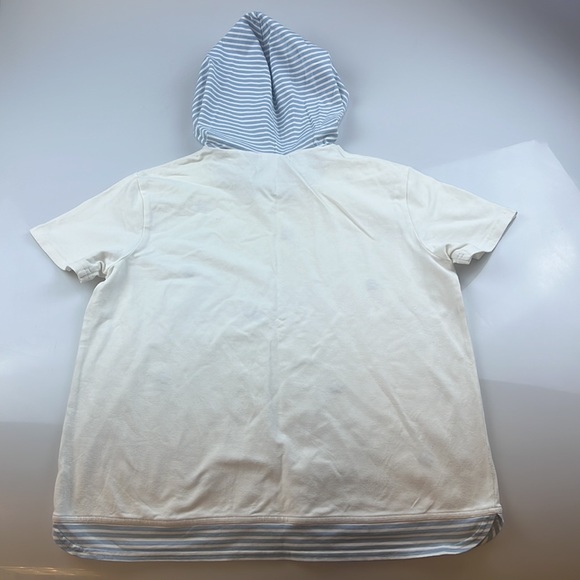 Cannelle Robot Embroidered Shirt with Hood S101-28 - Picture 4 of 4